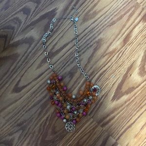 Orange and pink necklace